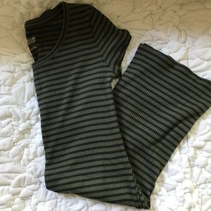 Striped t shirt dress